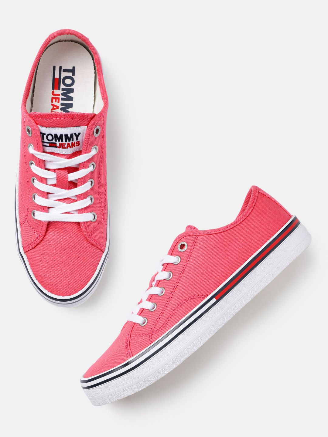 Tommy Hilfiger Women Pink ESSENTIAL Sneakers Price in India