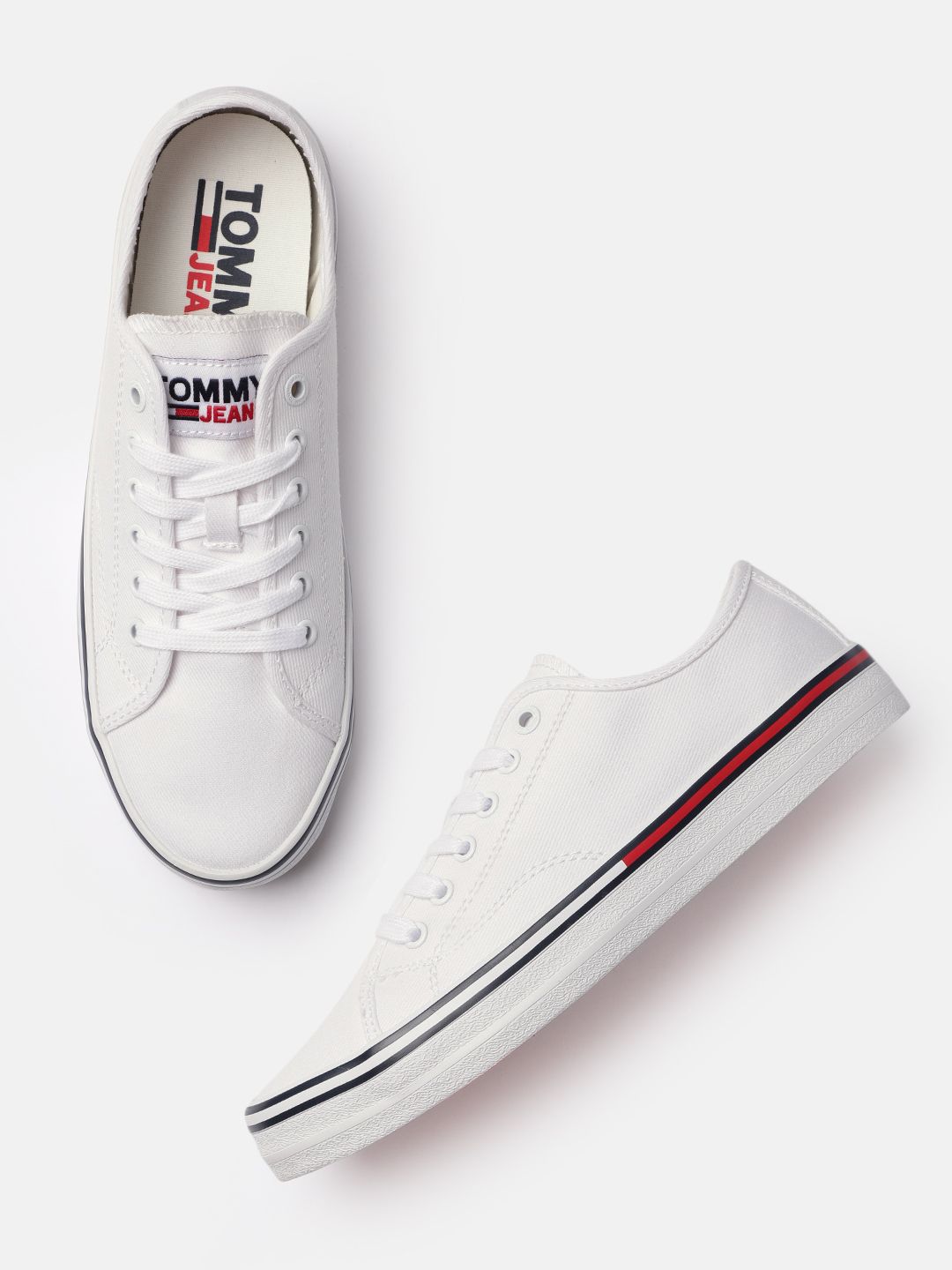 Tommy Hilfiger Women White ESSENTIAL Sneakers Price in India