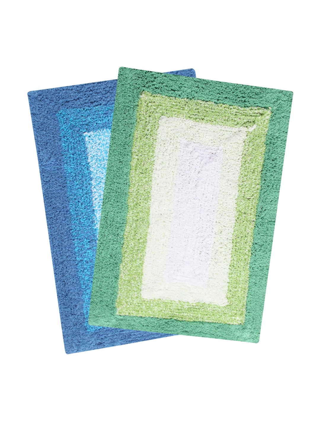 Saral Home Set of 2 Rectangular Bath Rugs Price in India