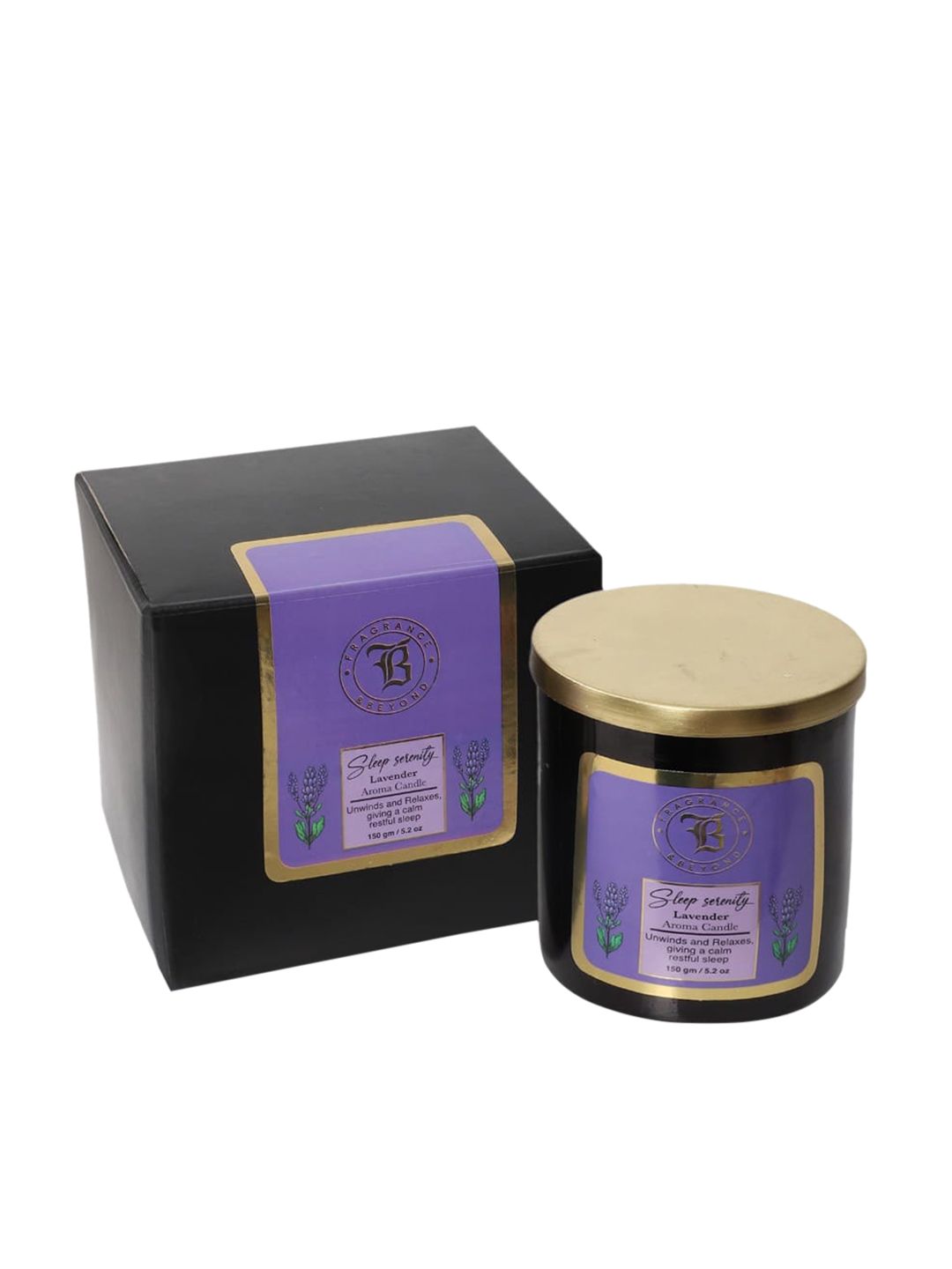 Fragrance & Beyond Purple Aromatherapy Sleep Serenity Soy Candle Price in India