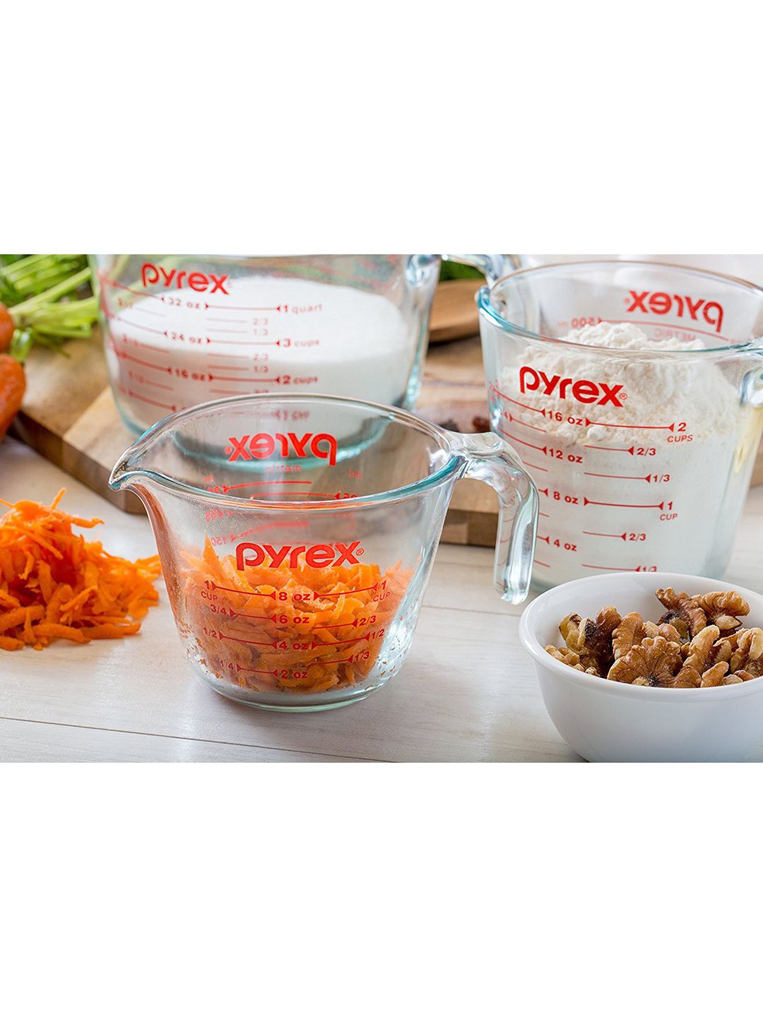 Pyrex Transparent Solid Glass Measuring Cup Price in India
