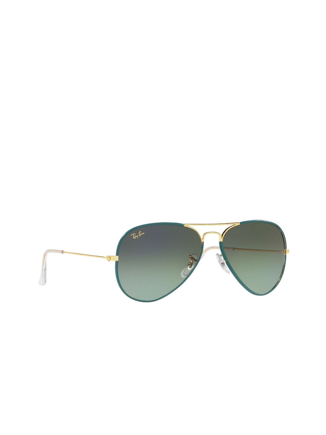 Ray-Ban Unisex Gradient Green Lens Pilot Sunglasses - 0RB3025JM9196BH58