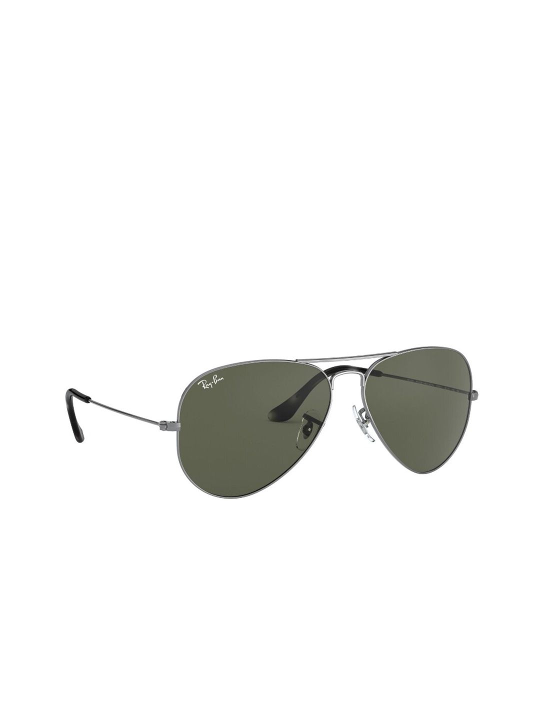 Ray-Ban Unisex Green Polarized Aviator Sunglasses 8056597139632 Price in India