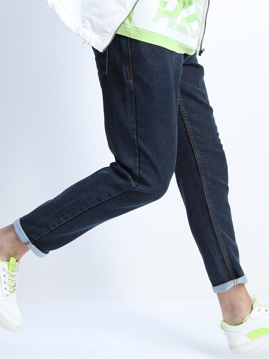 LOCOMOTIVE Men Blue Tapered Fit Stretchable Jeans