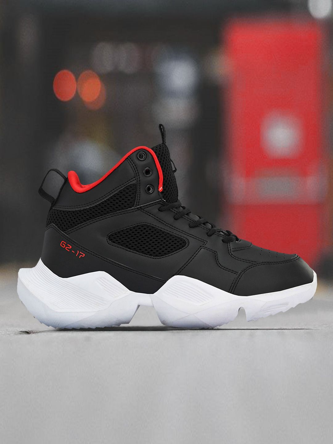 OFF LIMITS Transformer Glaze Black Mesh Running Shoes