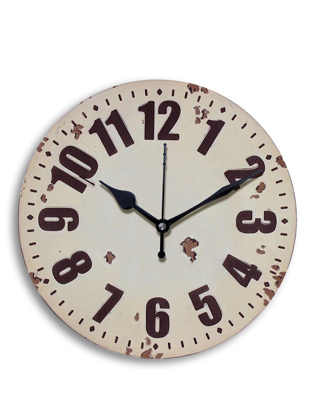 RANDOM Beige Dial Perfect 29.21 cm Analogue Wall Clock Price in India