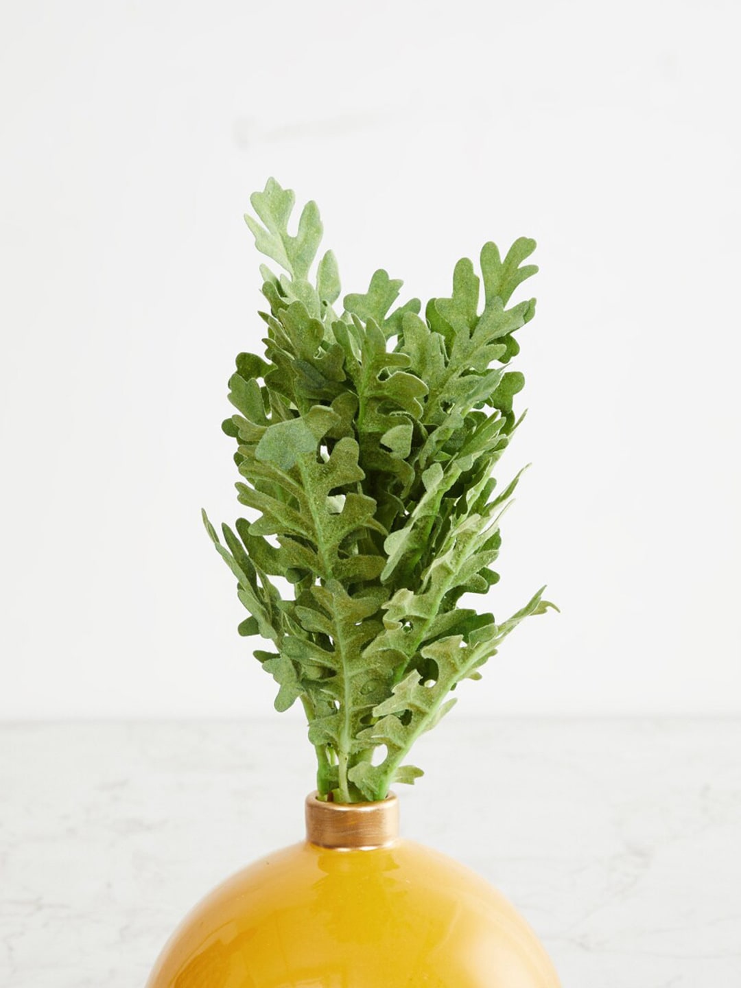 Home Centre Green Solid Artificial Leaf Branch Price in India