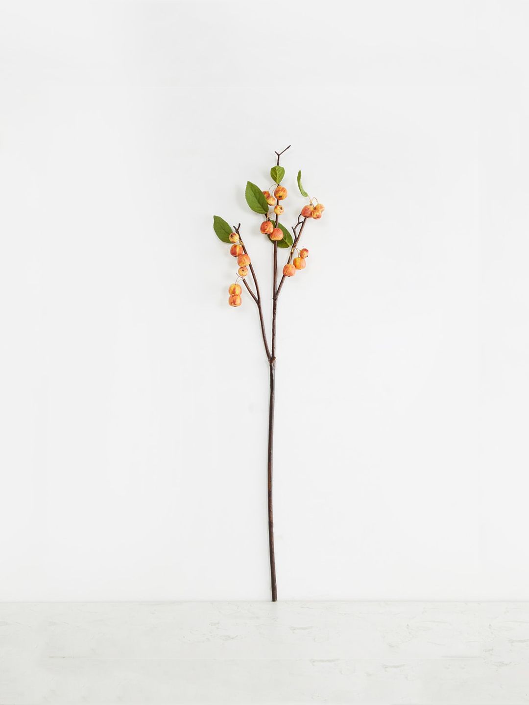 Home Centre Orange Artificial Crabapple Branch Price in India