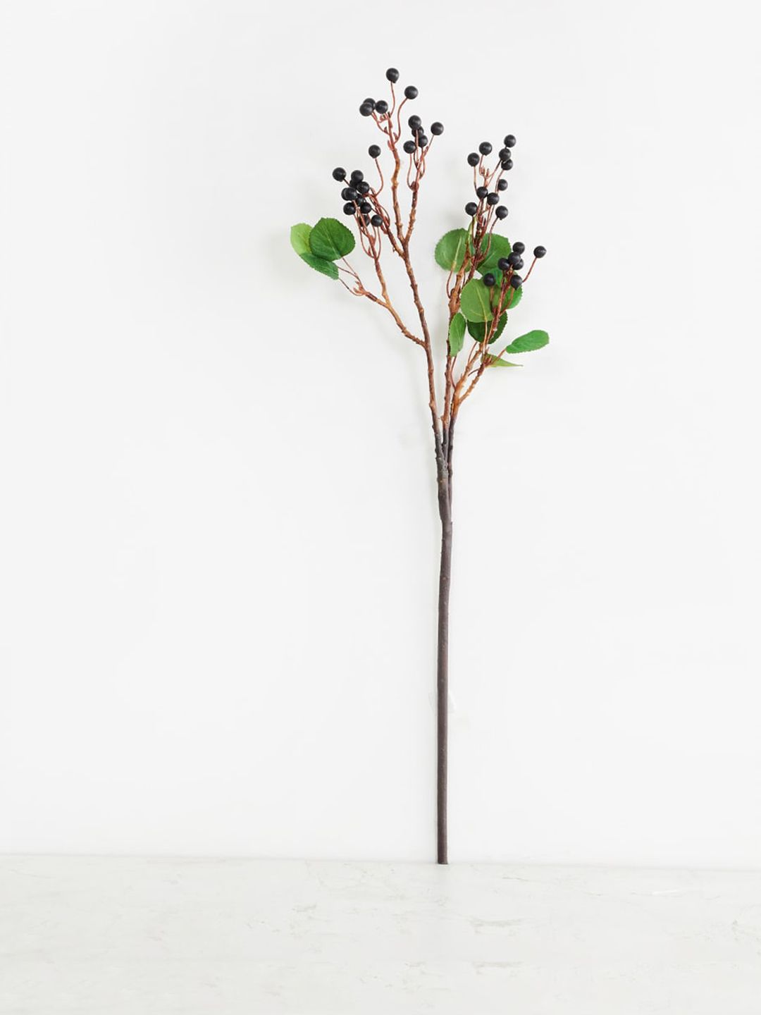 Home Centre Green Artificial Blackberry Leaf Branch Price in India