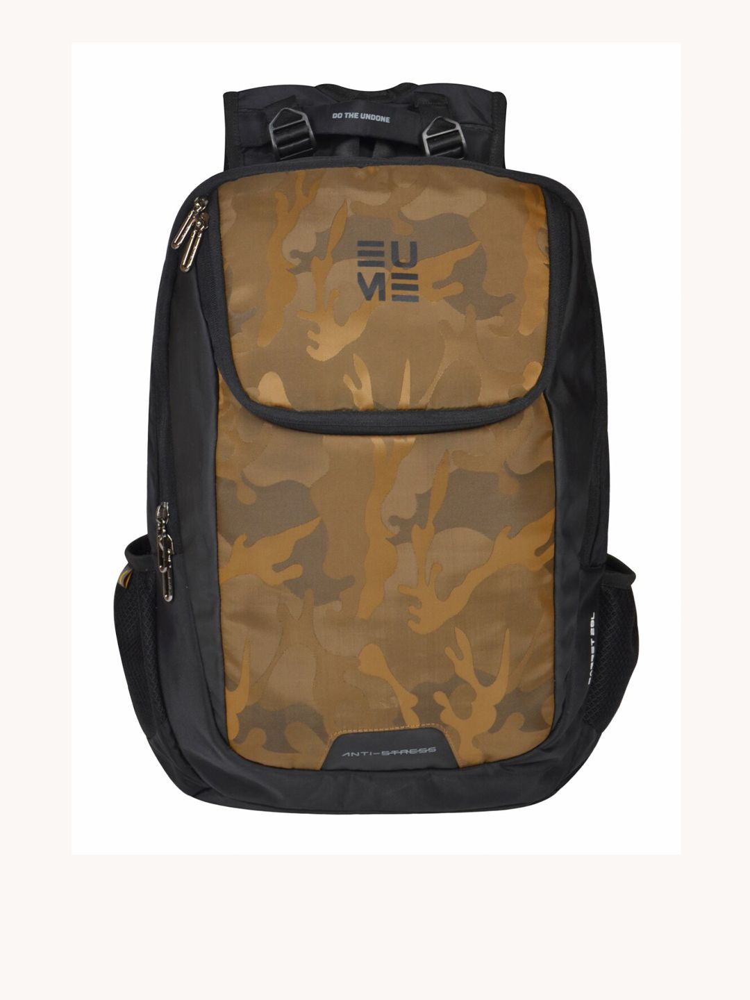 EUME Unisex Brown Camouflage Print Backpack Price in India