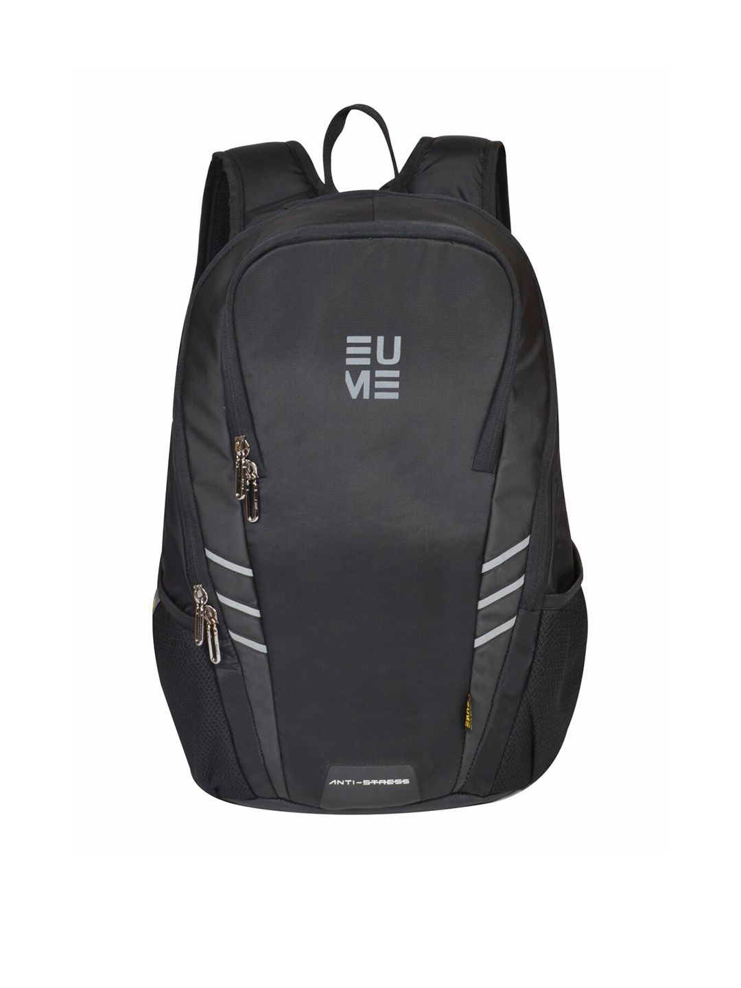 EUME Unisex Black & White Backpack with Hip Strap Price in India