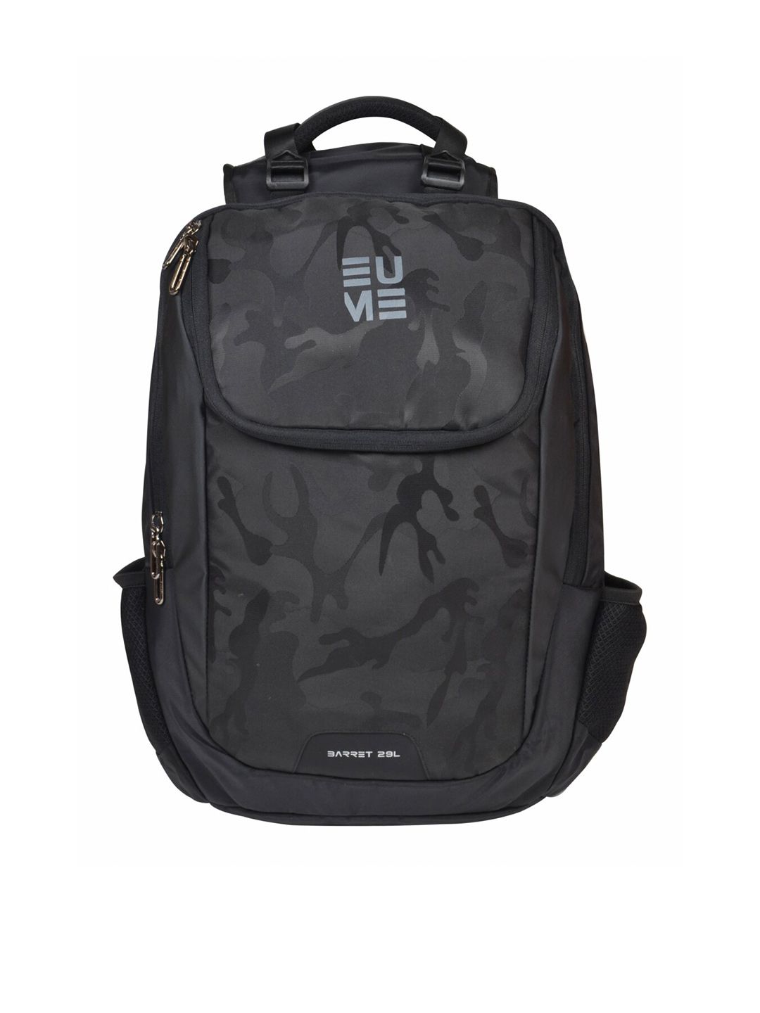 EUME Unisex Black Solid Backpack Price in India