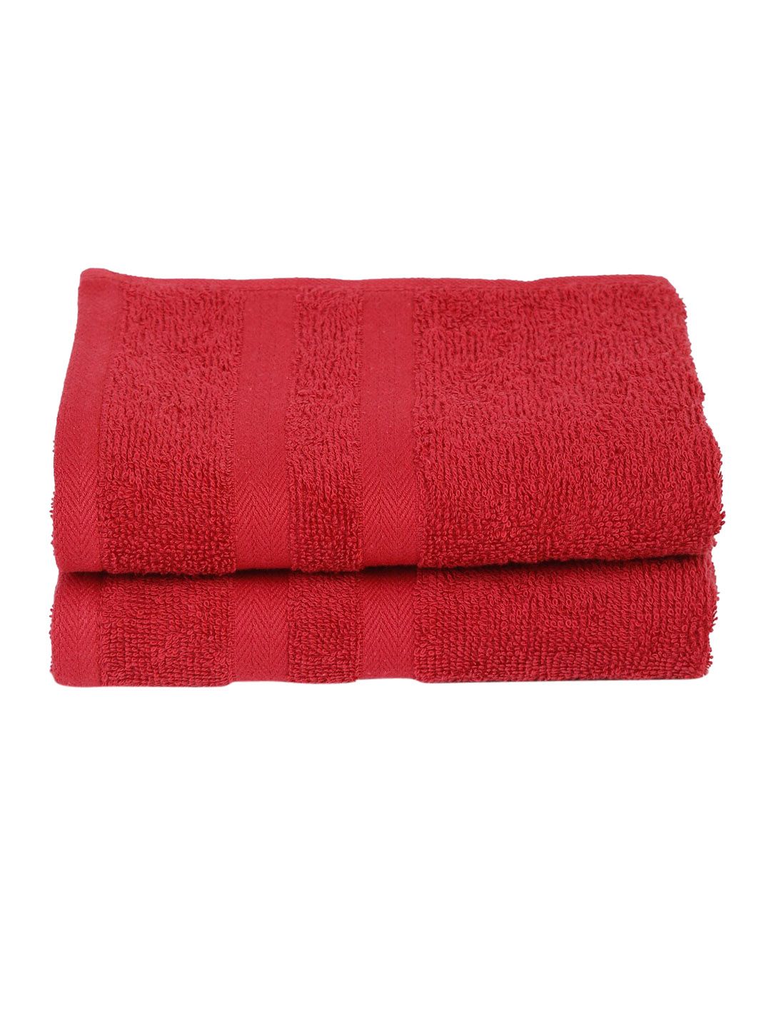 Cantabil Set Of 2 400 GSM Pure Cotton Hand Towels Price in India