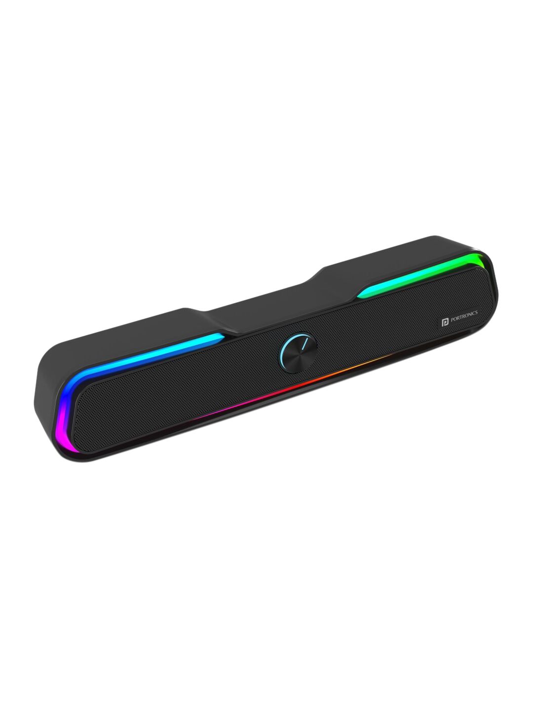 Portronics Black Decibel 22 10W Bluetooth Soundbar with RGB Light Price in India