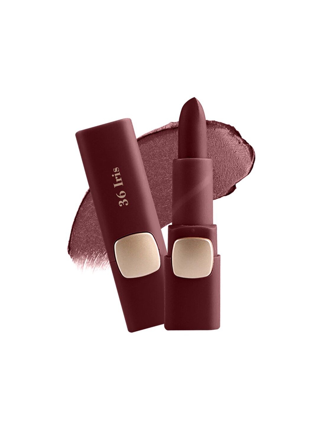 MISS ROSE Moisturizing Creamy Non Transfer Matte Lipstick - Iris 36 Price in India