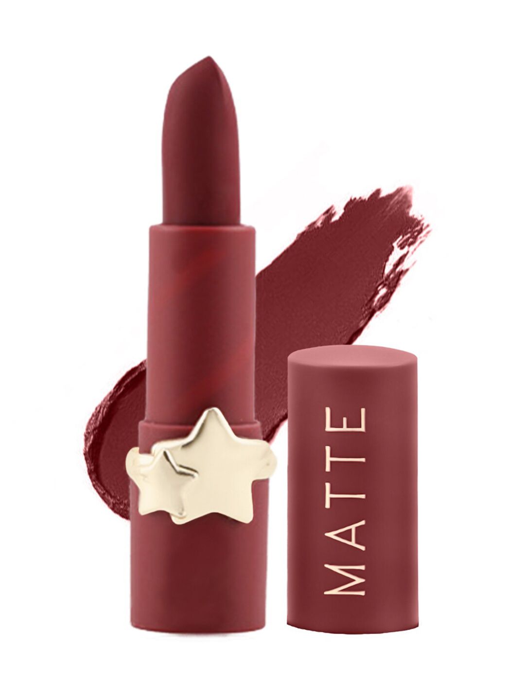 MISS ROSE Bronze Moisturizing Creamy Non Transfer Matte Lipstick #34- 20 gm Price in India