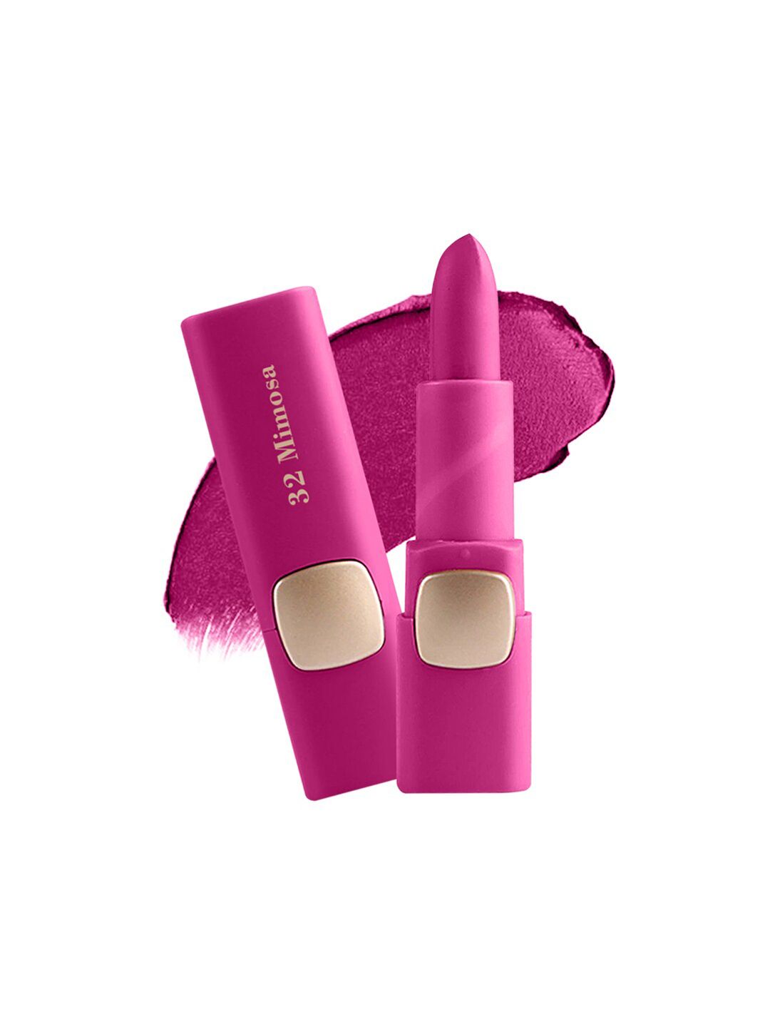 MISS ROSE Pink Moisturizing Creamy Non Transfer Matte Lipstick Mimosa #32- 20gm Price in India