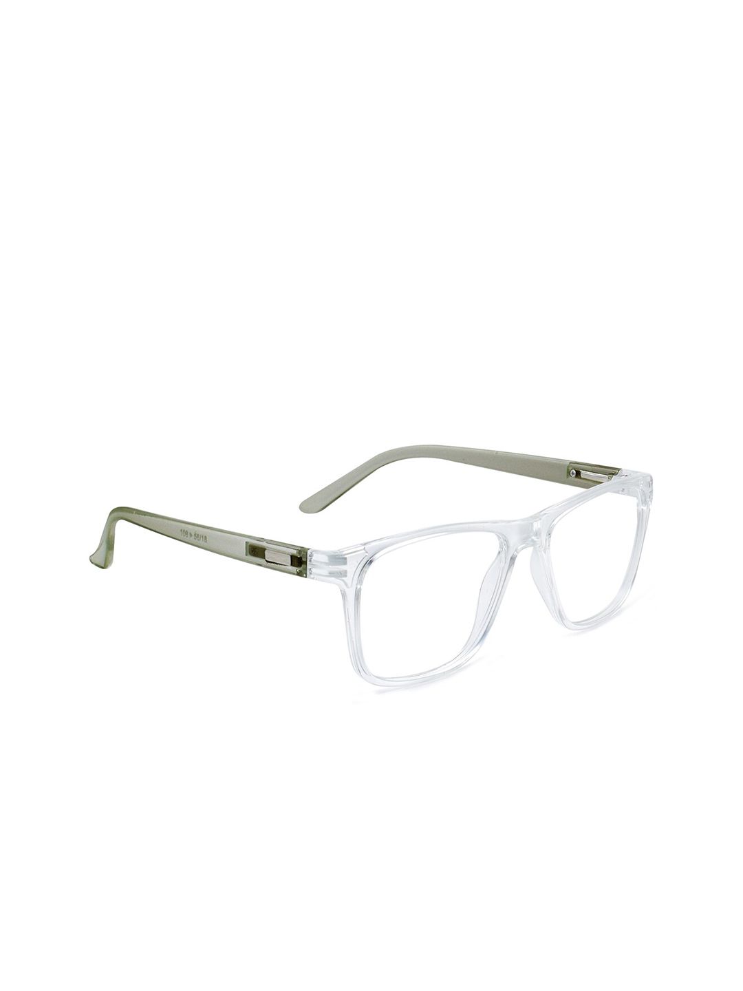 Peter Jones Eyewear Unisex Transparent & Grey Full Rim Wayfarer Frames M108TGR Price in India