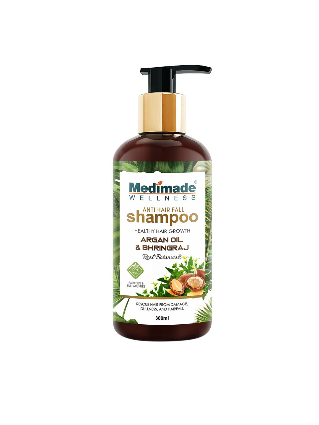 Medimade Anti-Hair Fall Shampoo with Argan Oil & Bhringraj - 300 ml Price in India