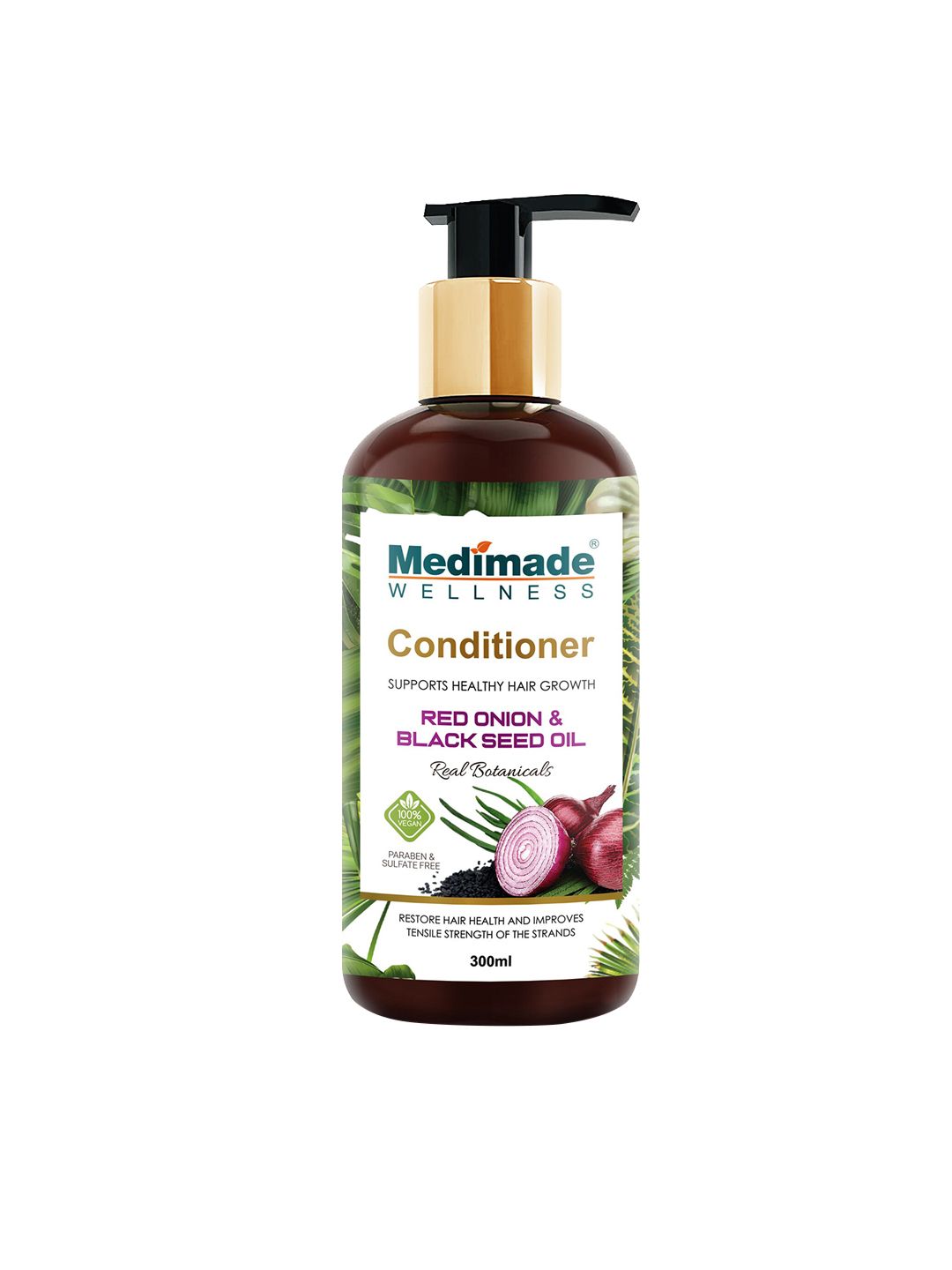 Medimade Red Onion Black Seed Oil Hair Conditioner for Hair Growth - 300 ml Price in India