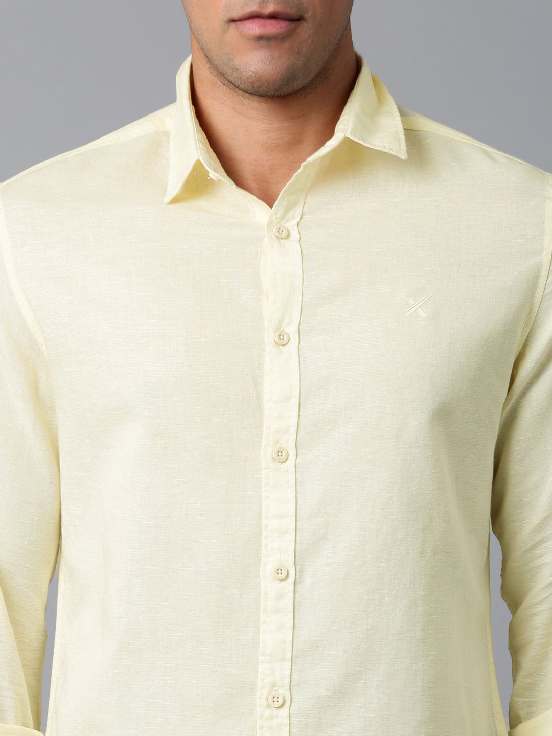 Yellow Linen Shirts for Men