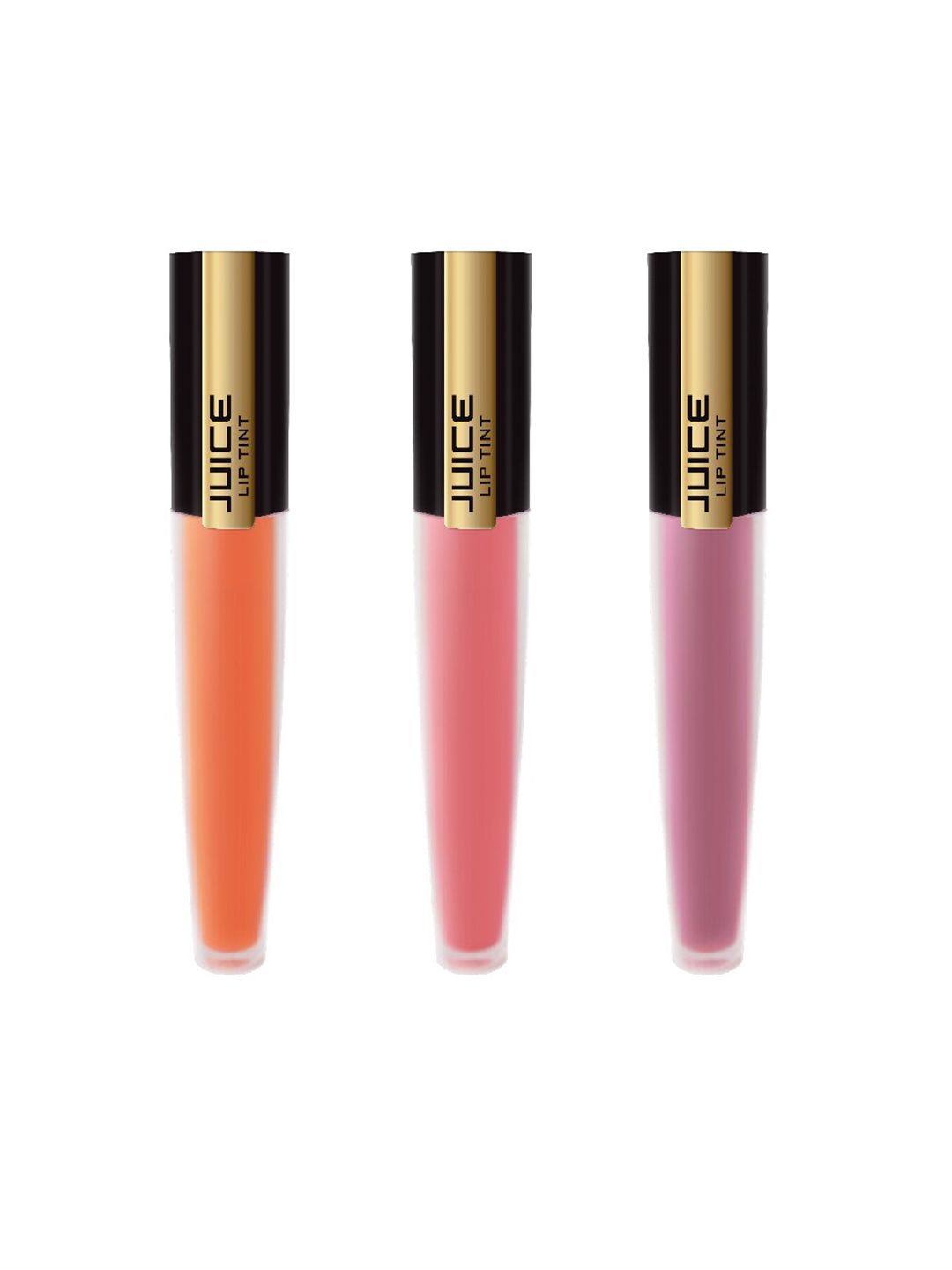 JUICE 3 Pc Matte Lip Tint - Sheer Nectar Nude M-93 & Wine Berry Nude M-94 & Plumburn M-95 Price in India