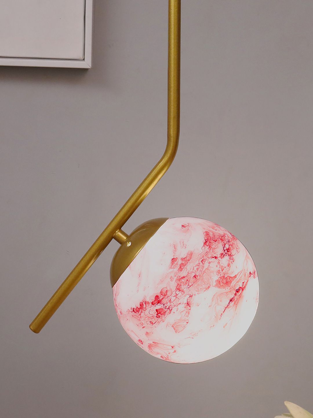 Homesake White & Pink Venus Planet Series Ceiling Lamp Price in India