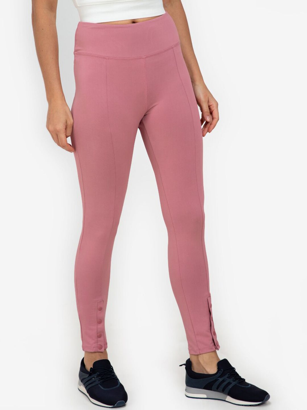 ZALORA ACTIVE Women Pink Sports Tights Price in India