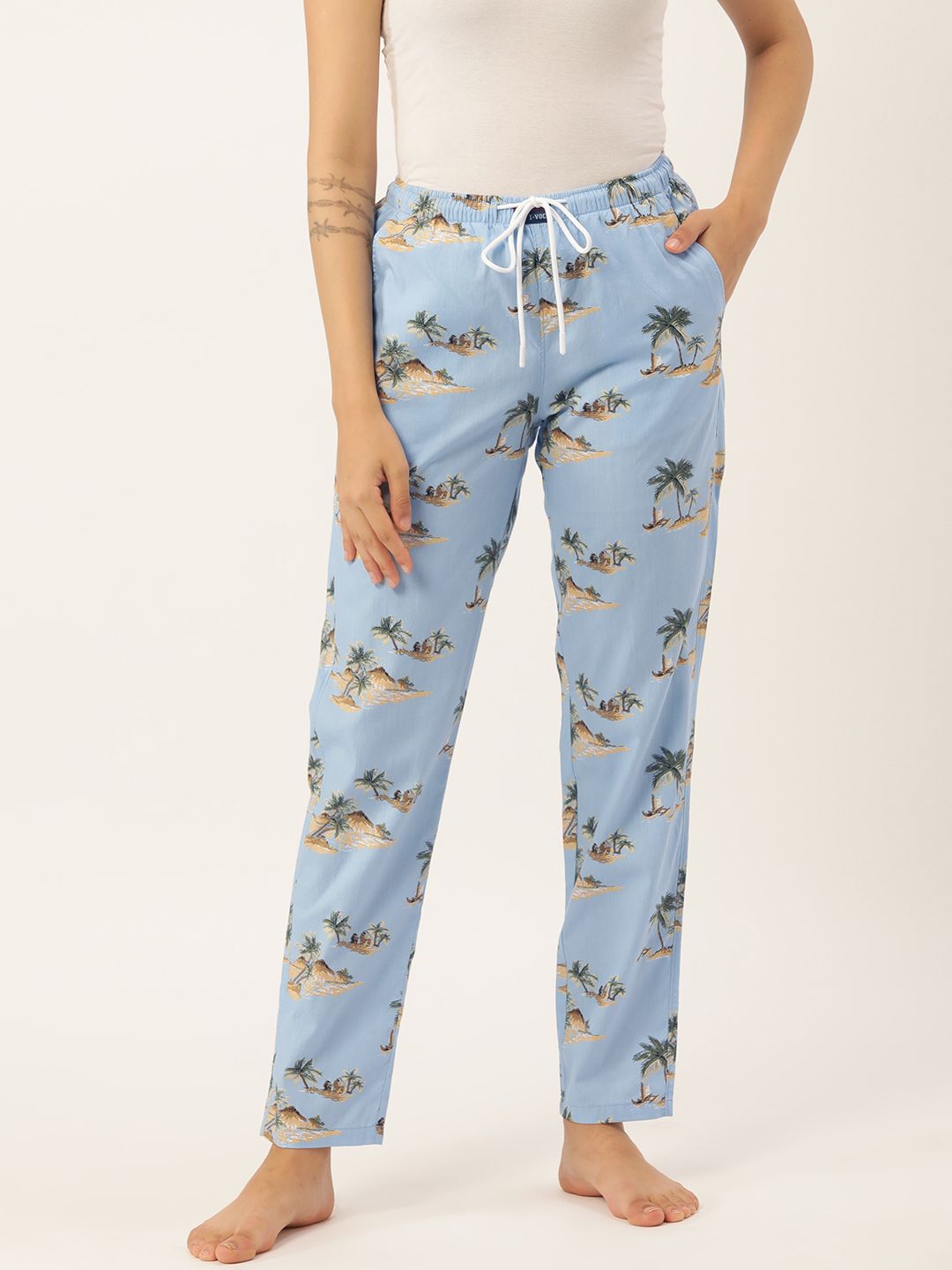 IVOC Women Printed Lounge Pants Price in India