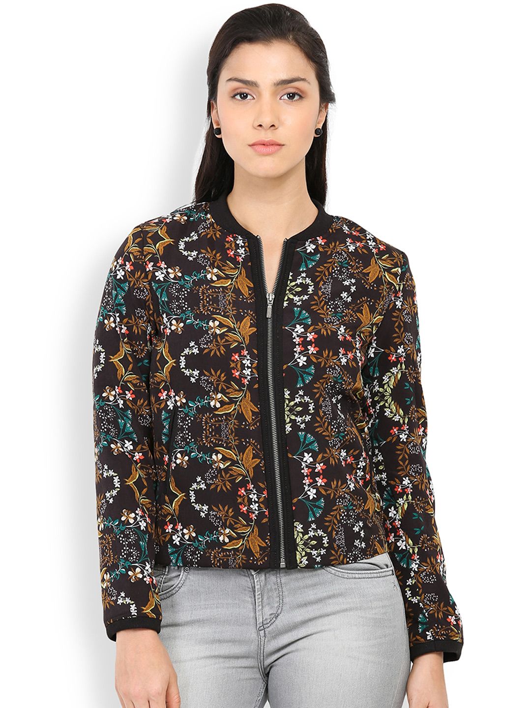 Gipsy Black Printed Jacket Price in India