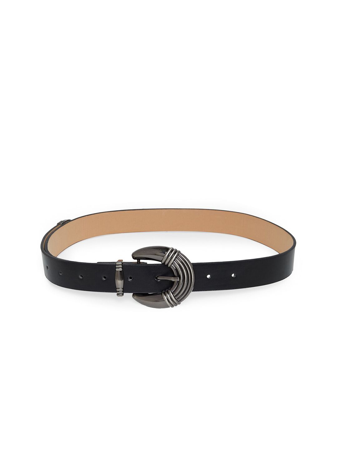 20Dresses Woman Black PU Belt Price in India