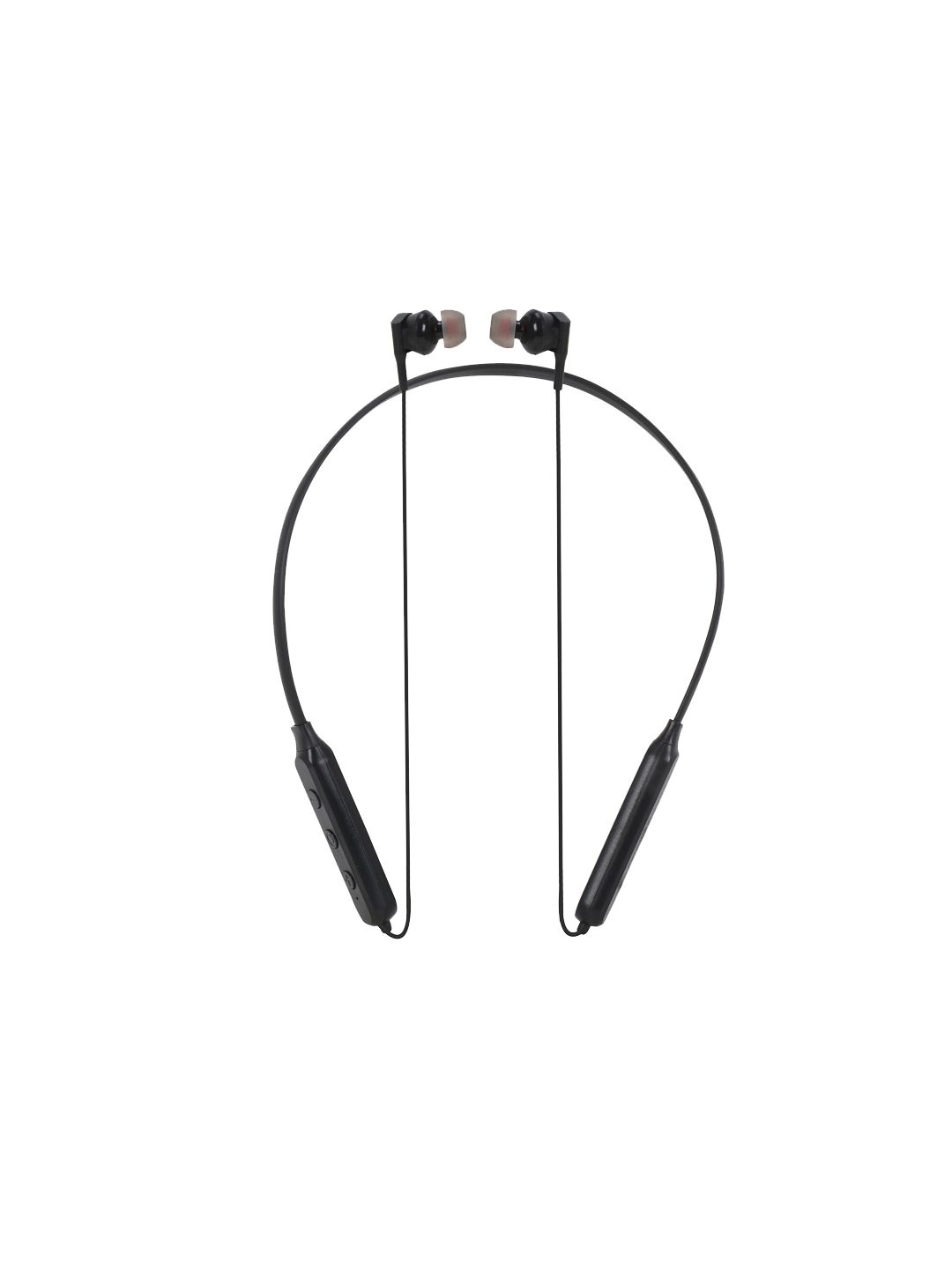 SWAGME Black Dual Tone Wireless Neckband Earphone with Bluetooth Price in India