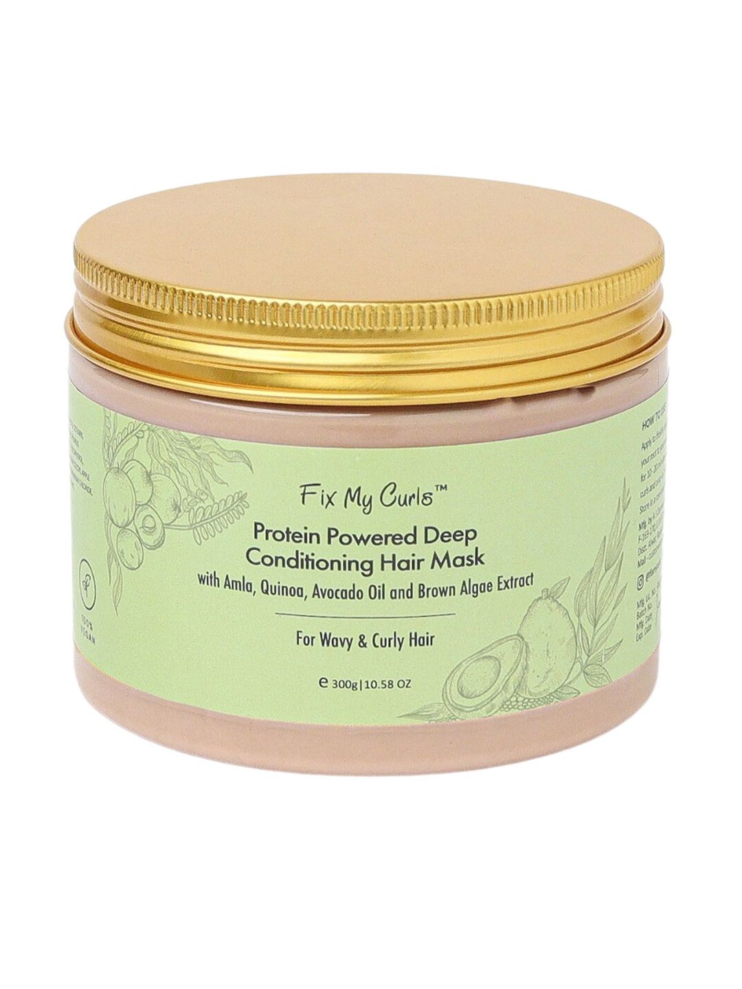 Fix My Curls Protein Powered Deep Conditioning Mask -300ml Price in India