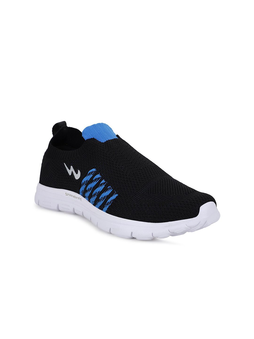 Campus Women Black Mesh Springy Fit Running Shoes Price in India