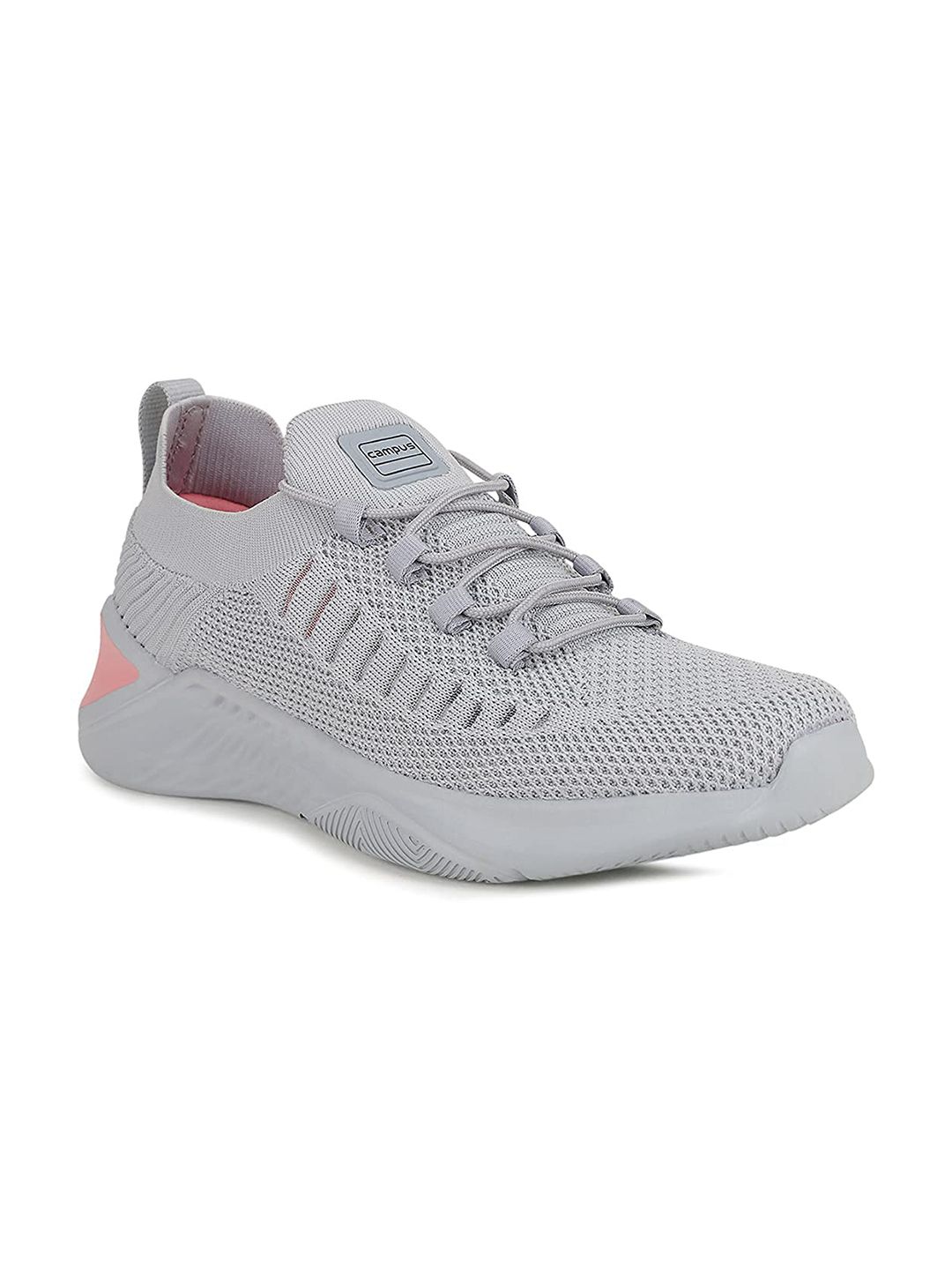 Campus Women Grey Mesh Running Shoes Price in India