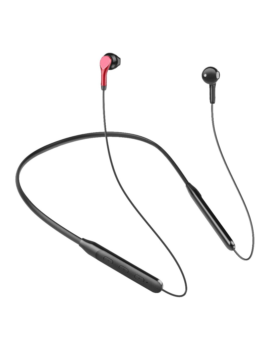 GIZMORE Red Solid Dual Tone MN220 Bluetooth 5.0 in-Ear Wireless Neckband Earphone Price in India