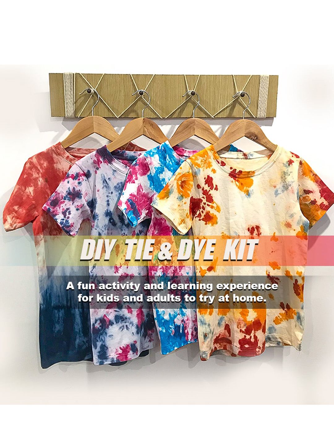 luyk Kids Tie & Dye DIY T-shirt Kit