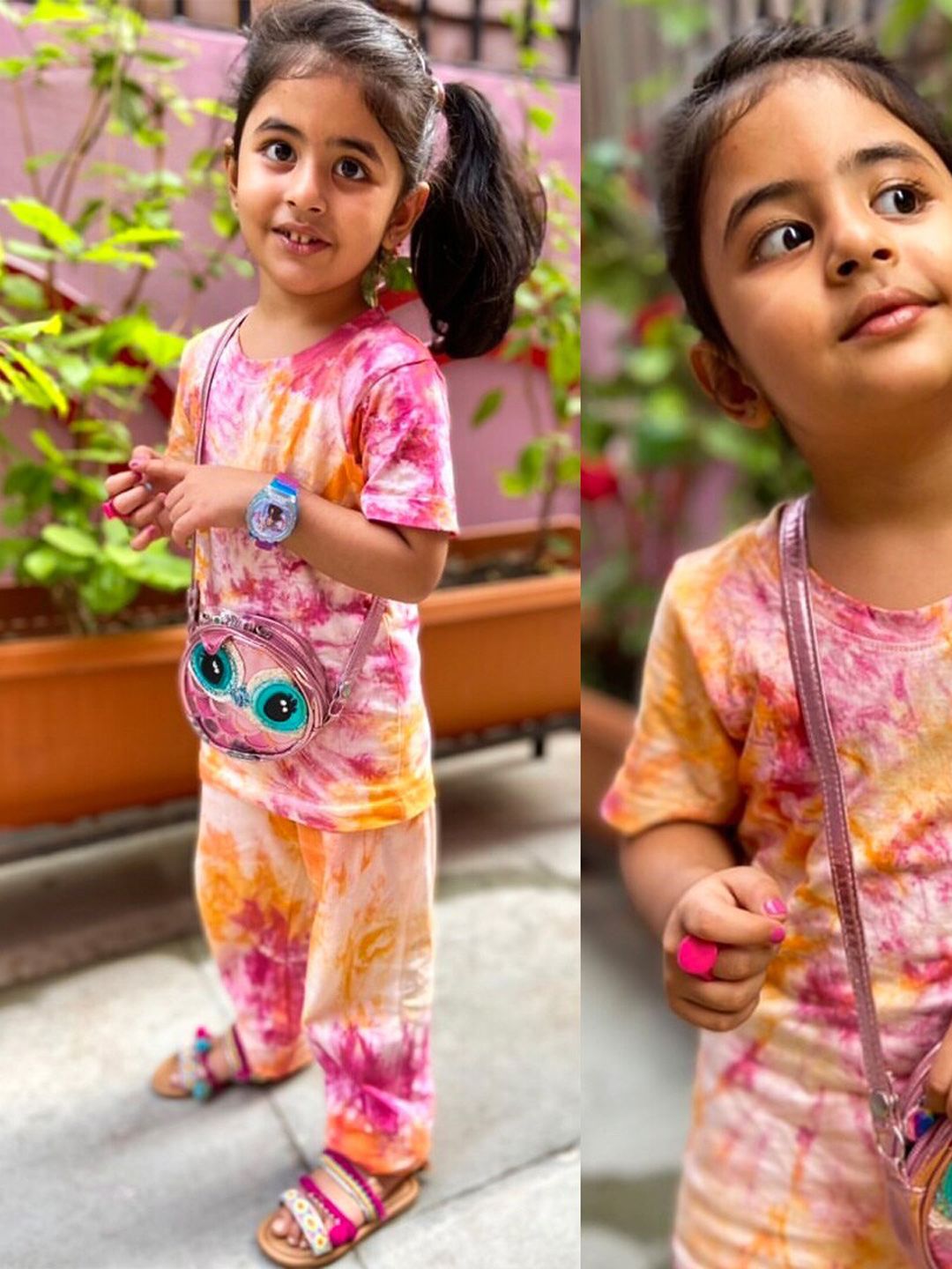 luyk Kids Tie & Dye DIY Night Suit Set