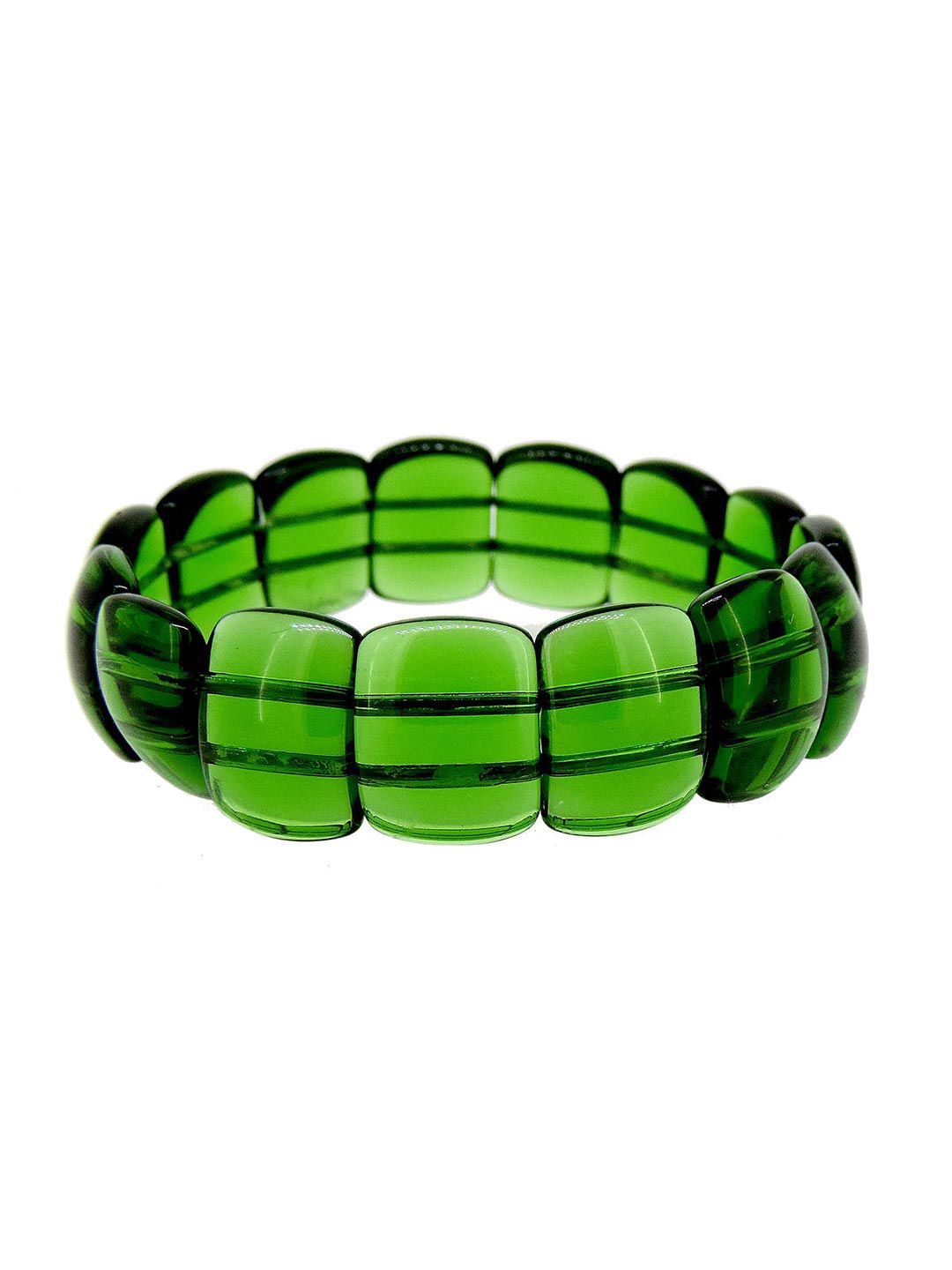 Tistabene Women Green & Black Slip-On Link Bracelet Price in India
