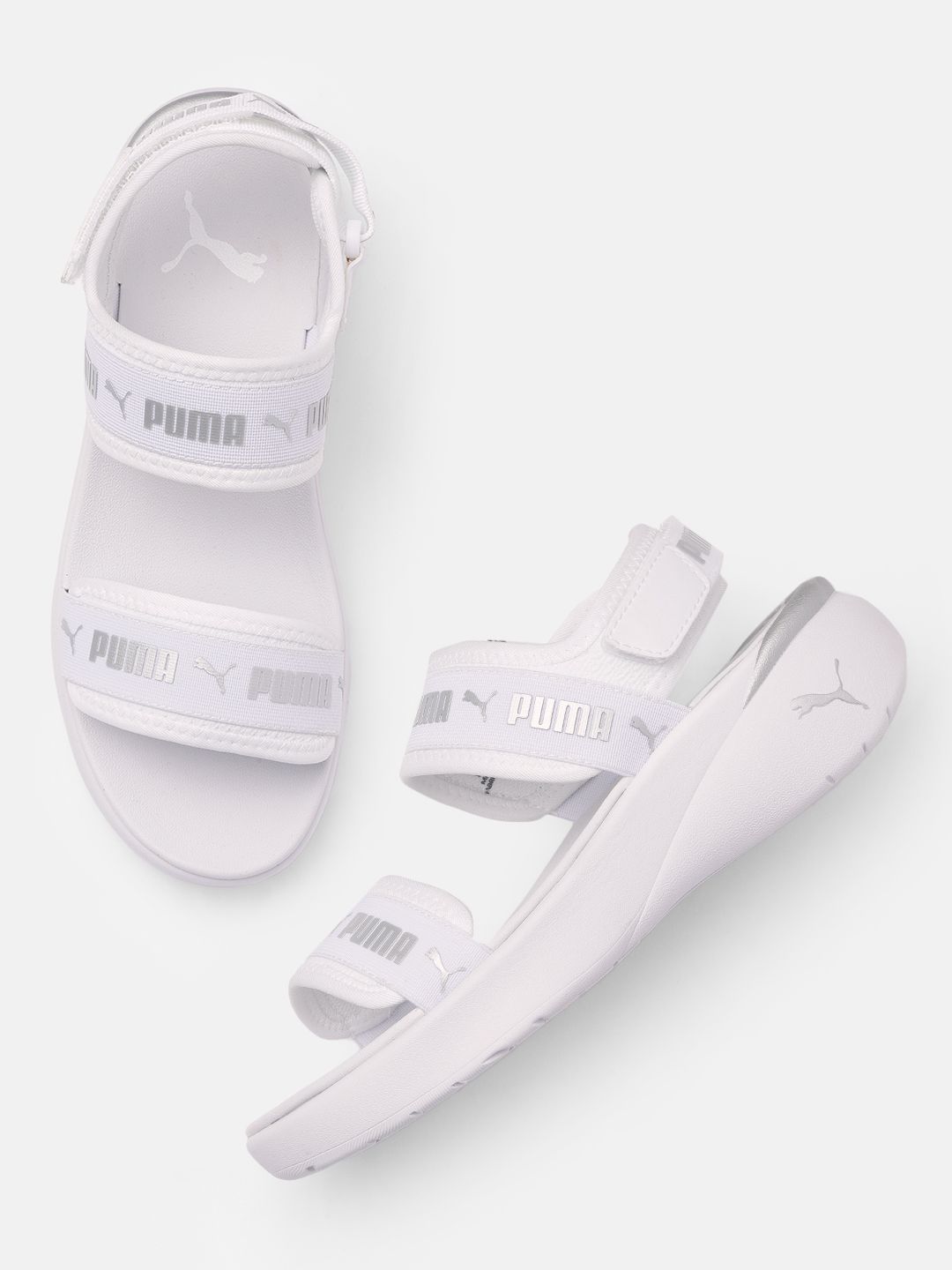 Puma Women White Sportie Sports Sandals Price in India