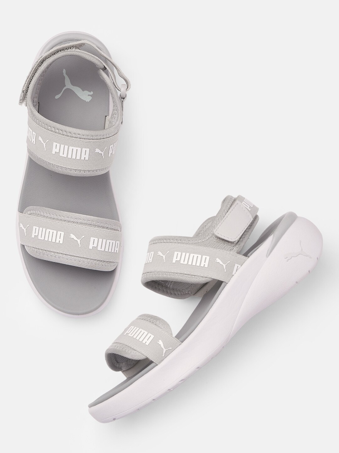 Puma Women Grey Sportie Sports Sandals Price in India