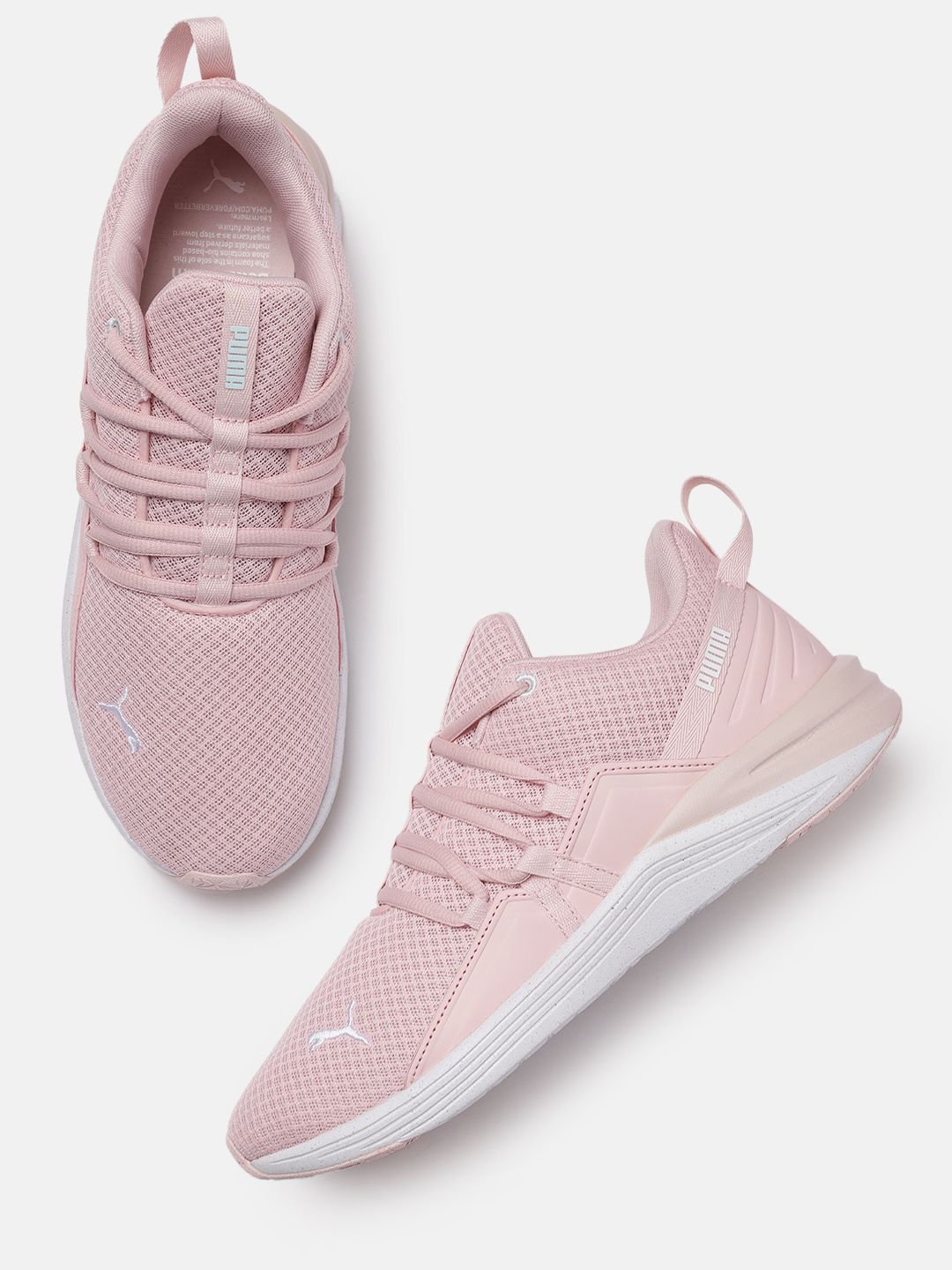 Puma Women Pink Solid Better Foam Prowl Alt Regular Training Or Gym Shoes Price in India