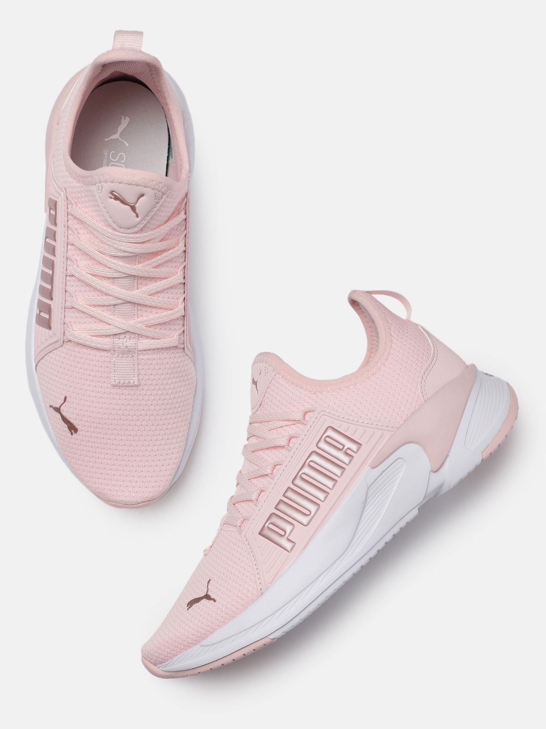 Puma Women Pink Softride Premier Slip-on Running Shoes Price in India