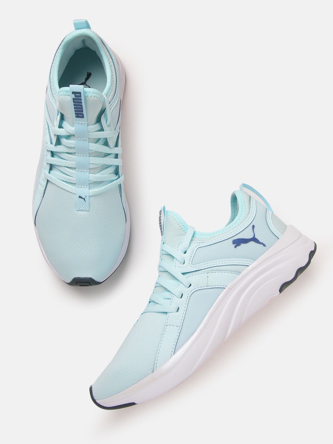 Puma Women Blue Textile Running Shoes Price in India