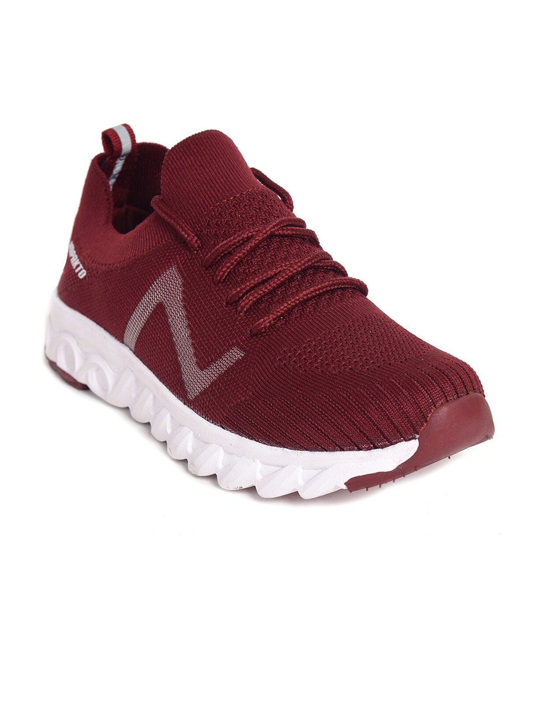 IMPAKTO Women Red Solid Running Shoes Price in India