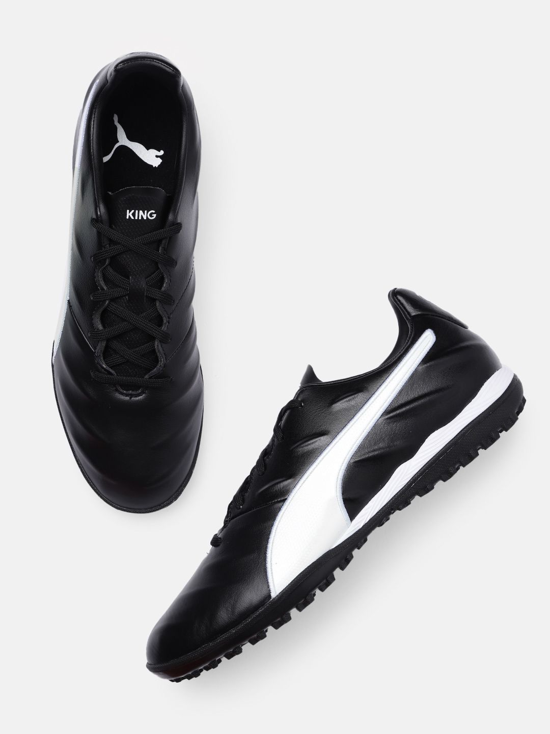 Puma Unisex Black KING Pro 21 Leather Football Shoes Price in India
