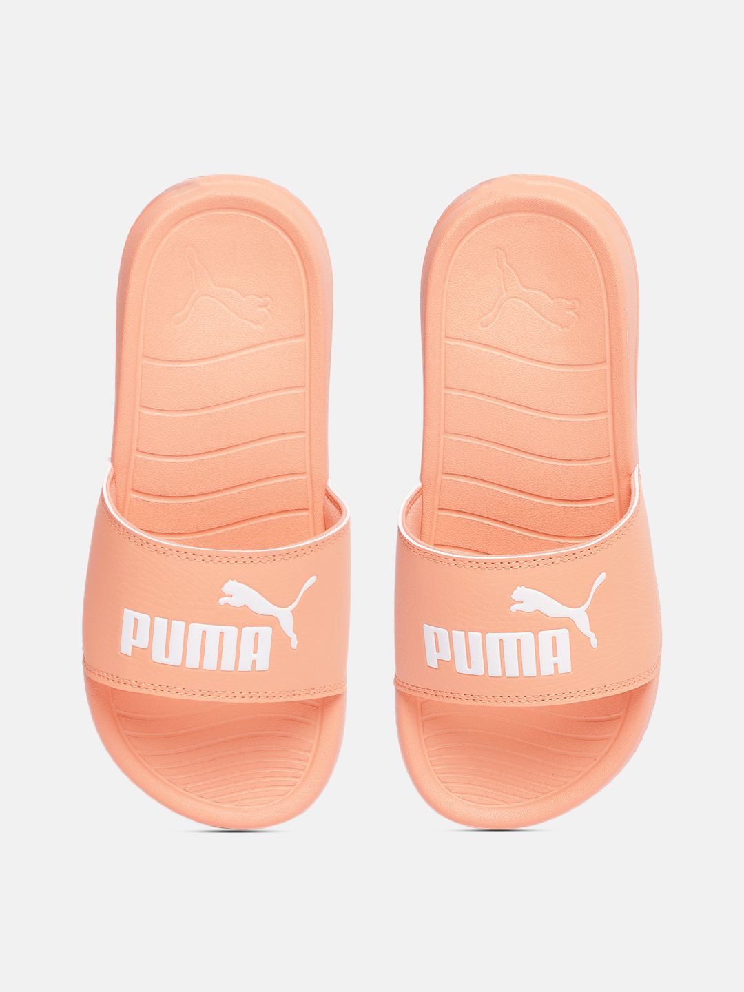 Puma Unisex Peach-Coloured Popcat 20 Sliders Price in India