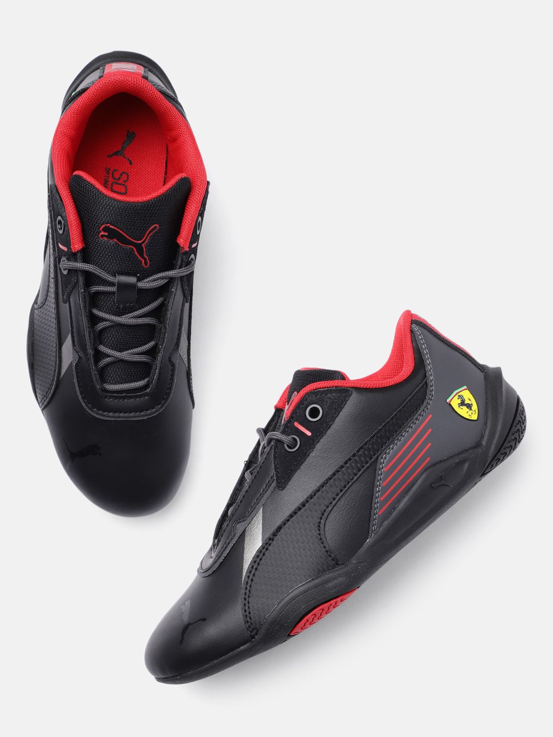 PUMA Motorsport Unisex Black Ferrari R-Cat Machina SoftFoam Sneakers Price in India