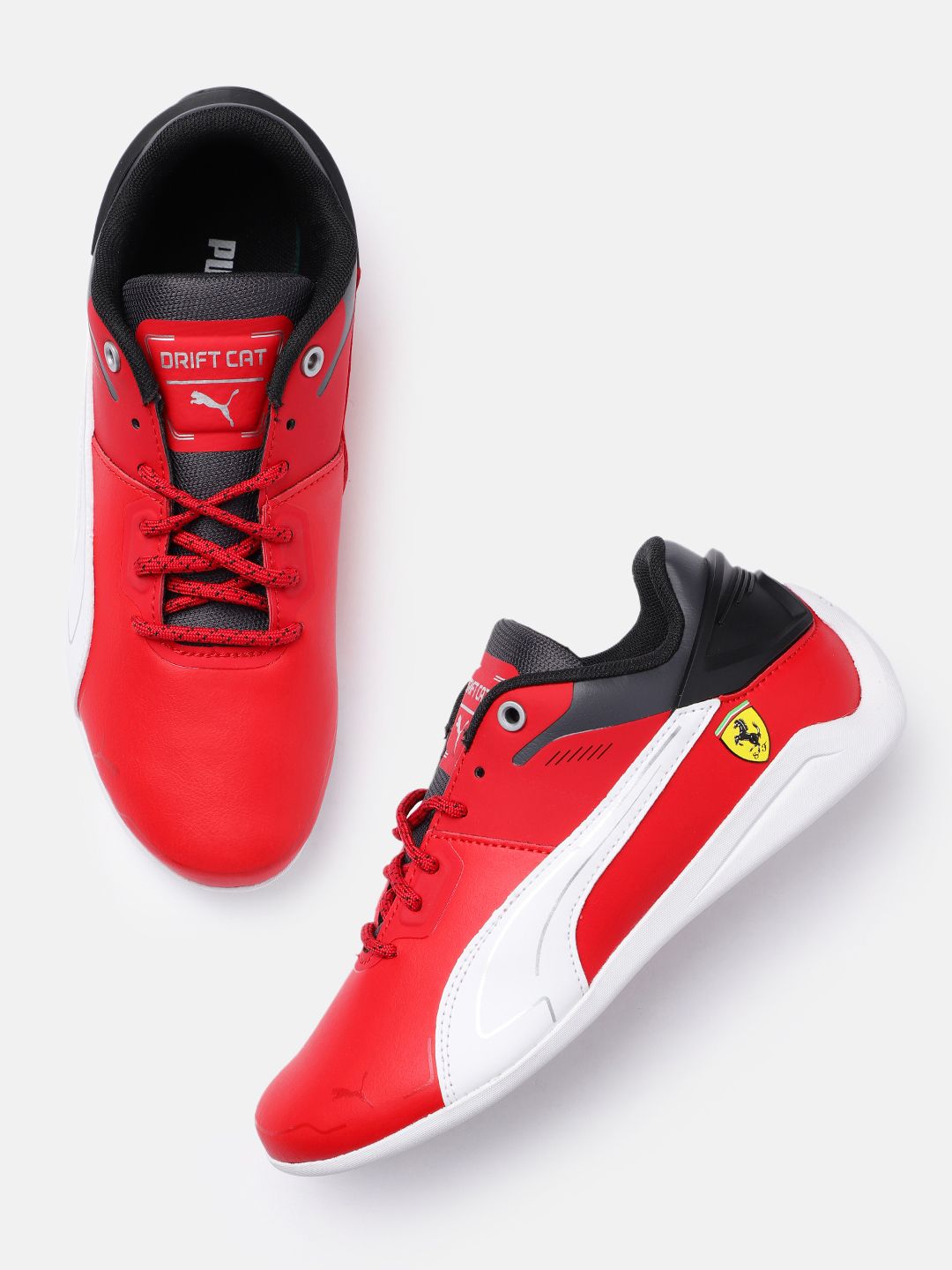 PUMA Motorsport Unisex Red Ferrari Drift Delta Cat Sneakers Price in India