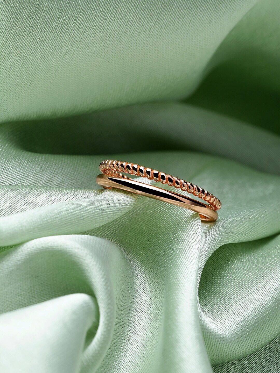 GIVA Rose Gold Plated Finger Ring Price in India